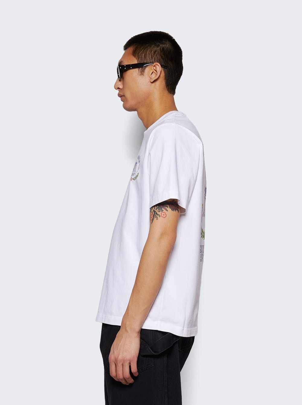 Le Temple Du Sport Printed Tee White - 4