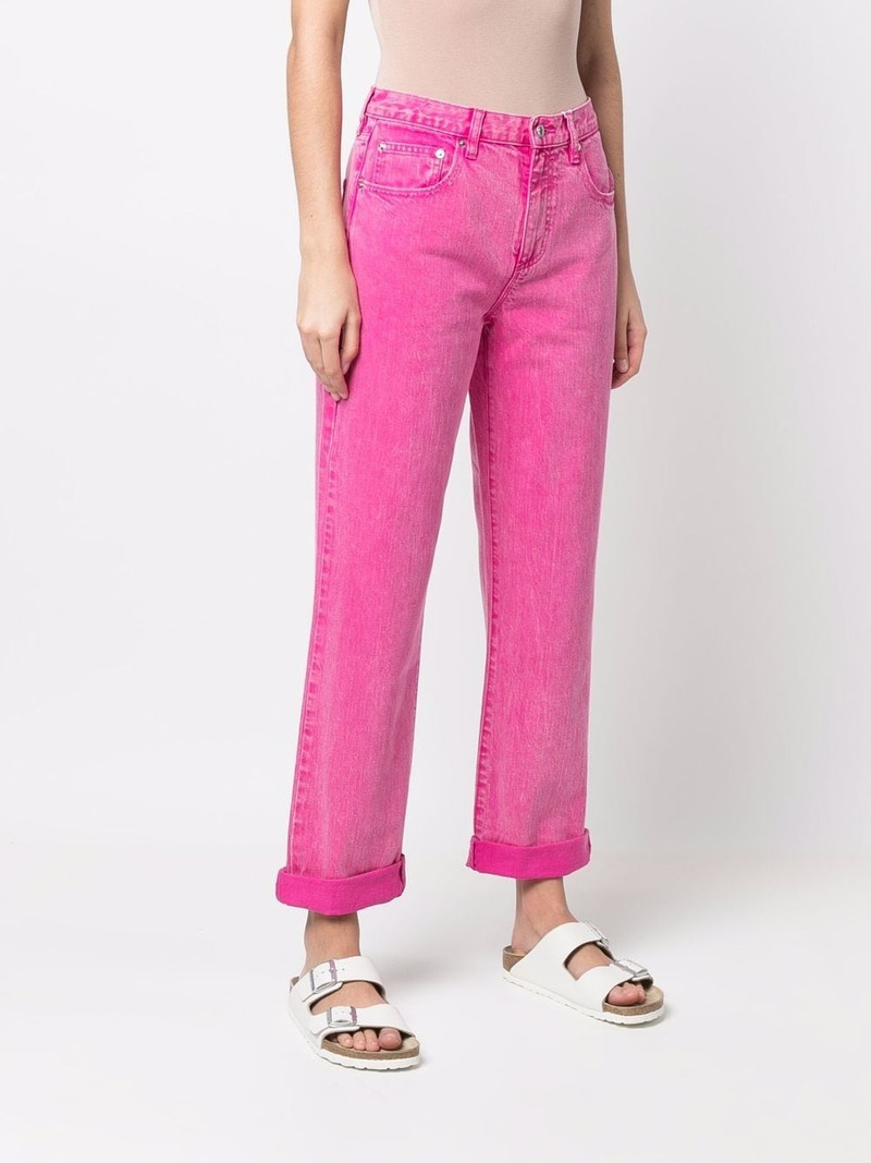 mid-rise straight jeans 3