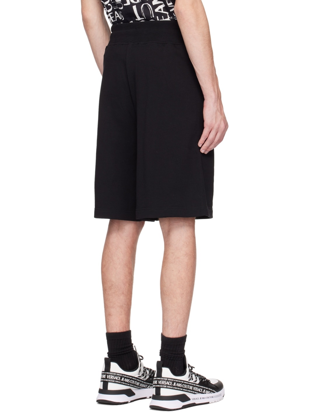 Black Printed Shorts - 3