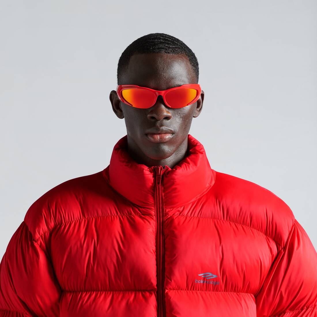 Skiwear - Reverse Xpander Rectangle Sunglasses in Red - 5