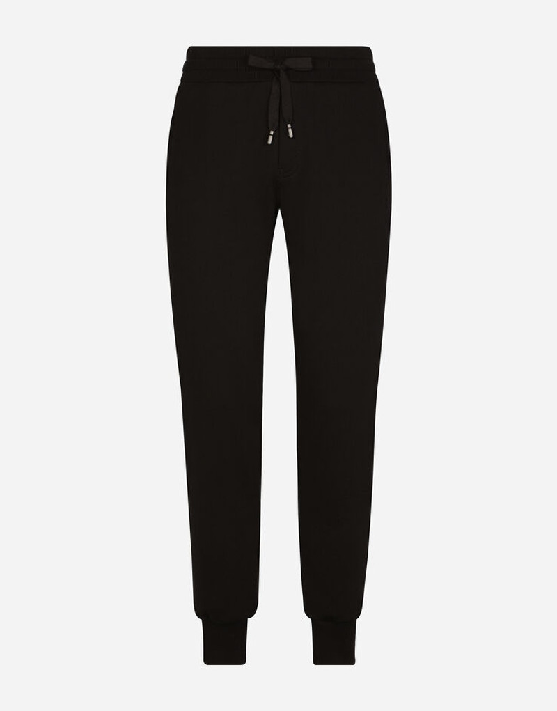 Jersey jogging pants with DG embroidery - 1