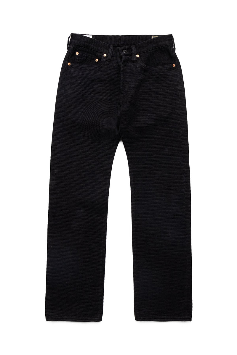1877S Kyoto Black Dyeing Sashiko Jeans Slim Straight - 1