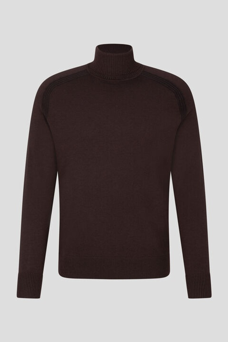 Gordon Turtleneck pullover in Brown 1