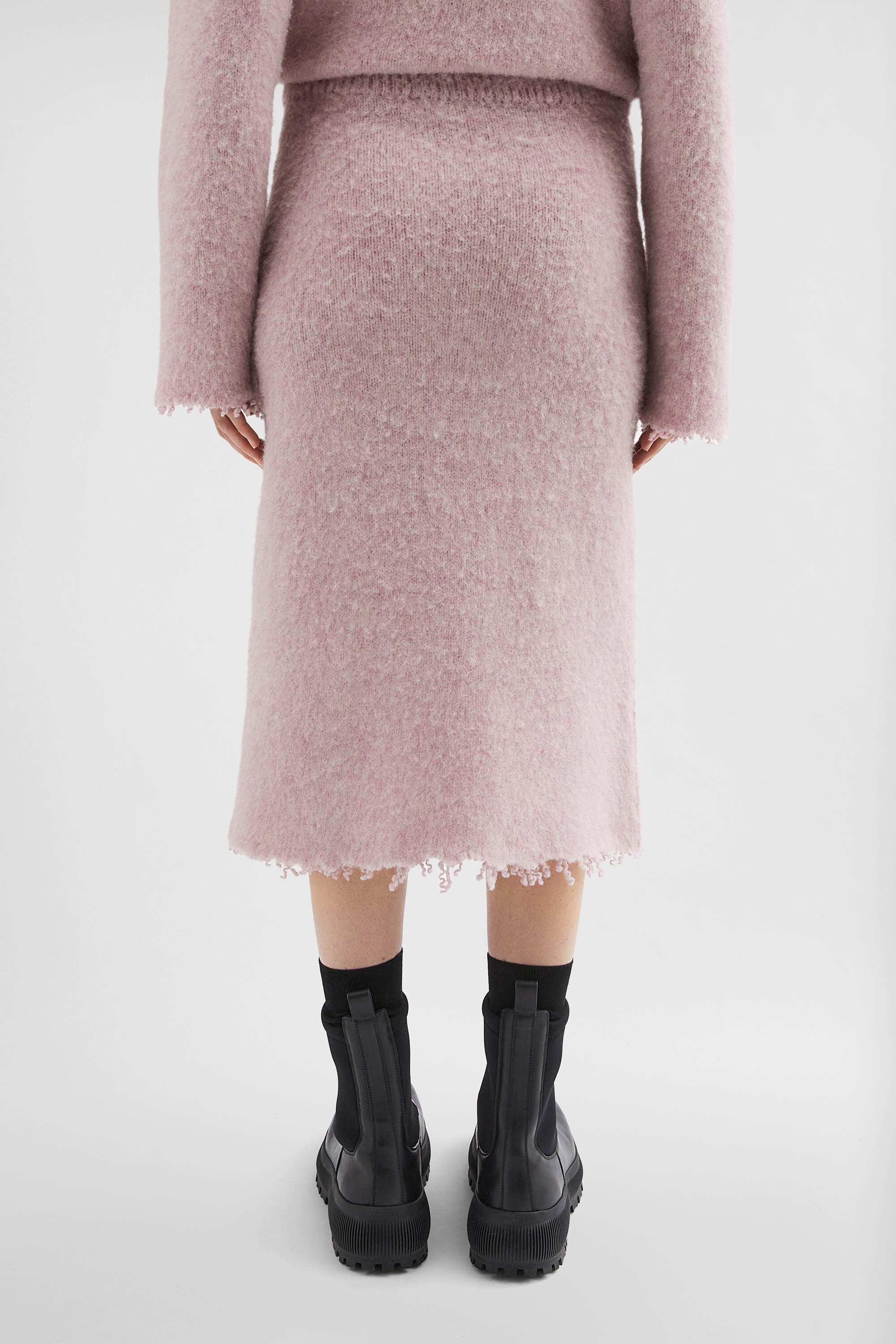 Wool Knit Skirt - 4