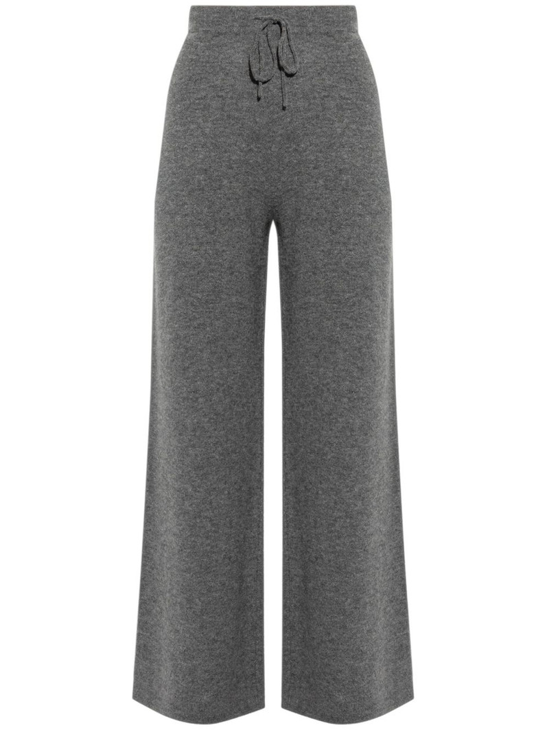flared knit trousers 1
