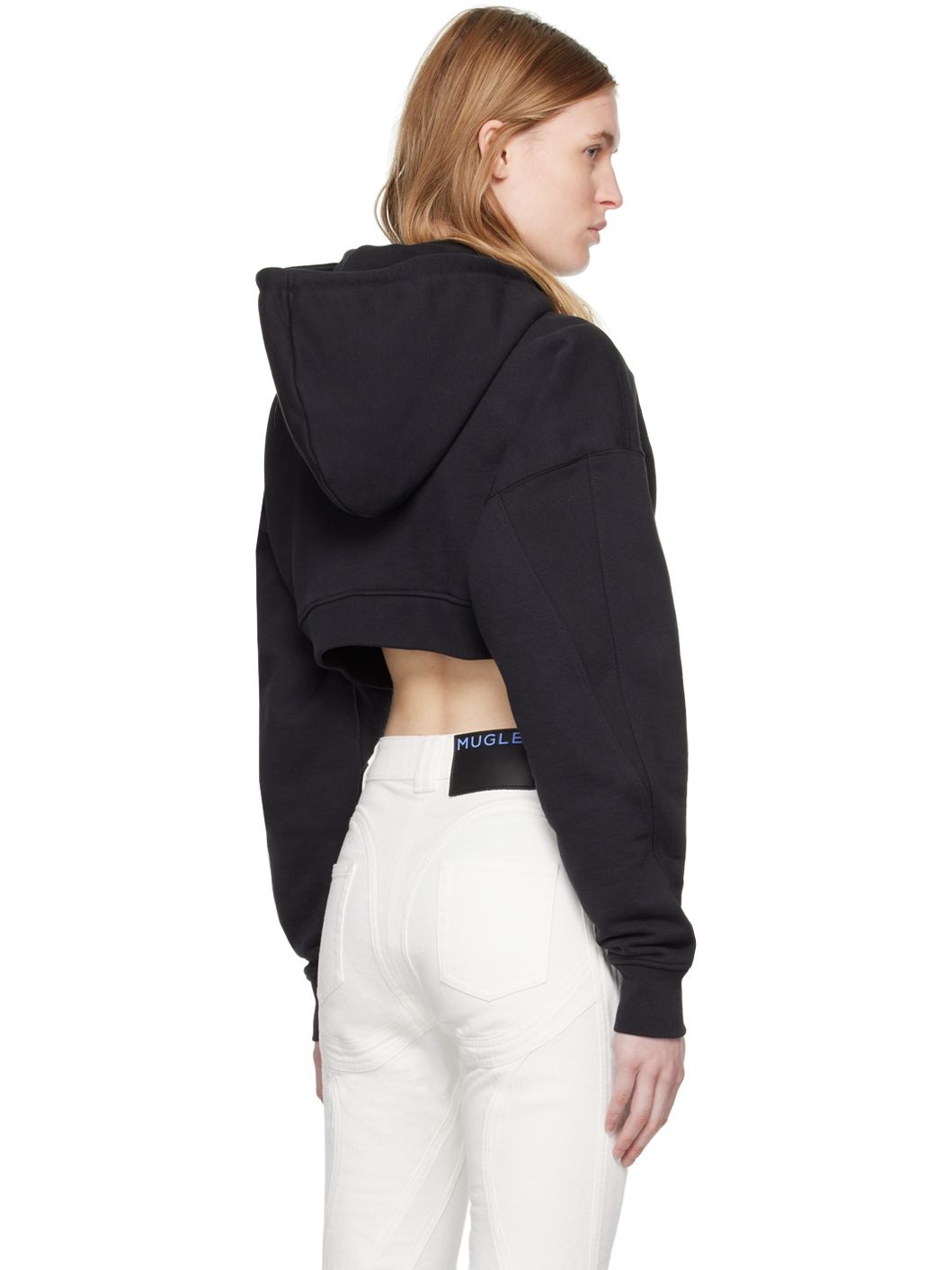 Black Bonded Hoodie - 3