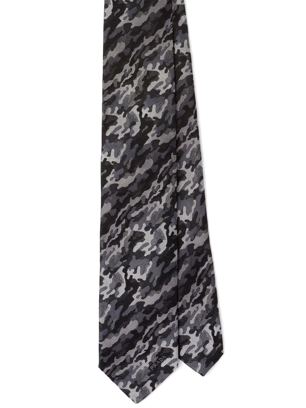 jacquard camouflage tie - 1