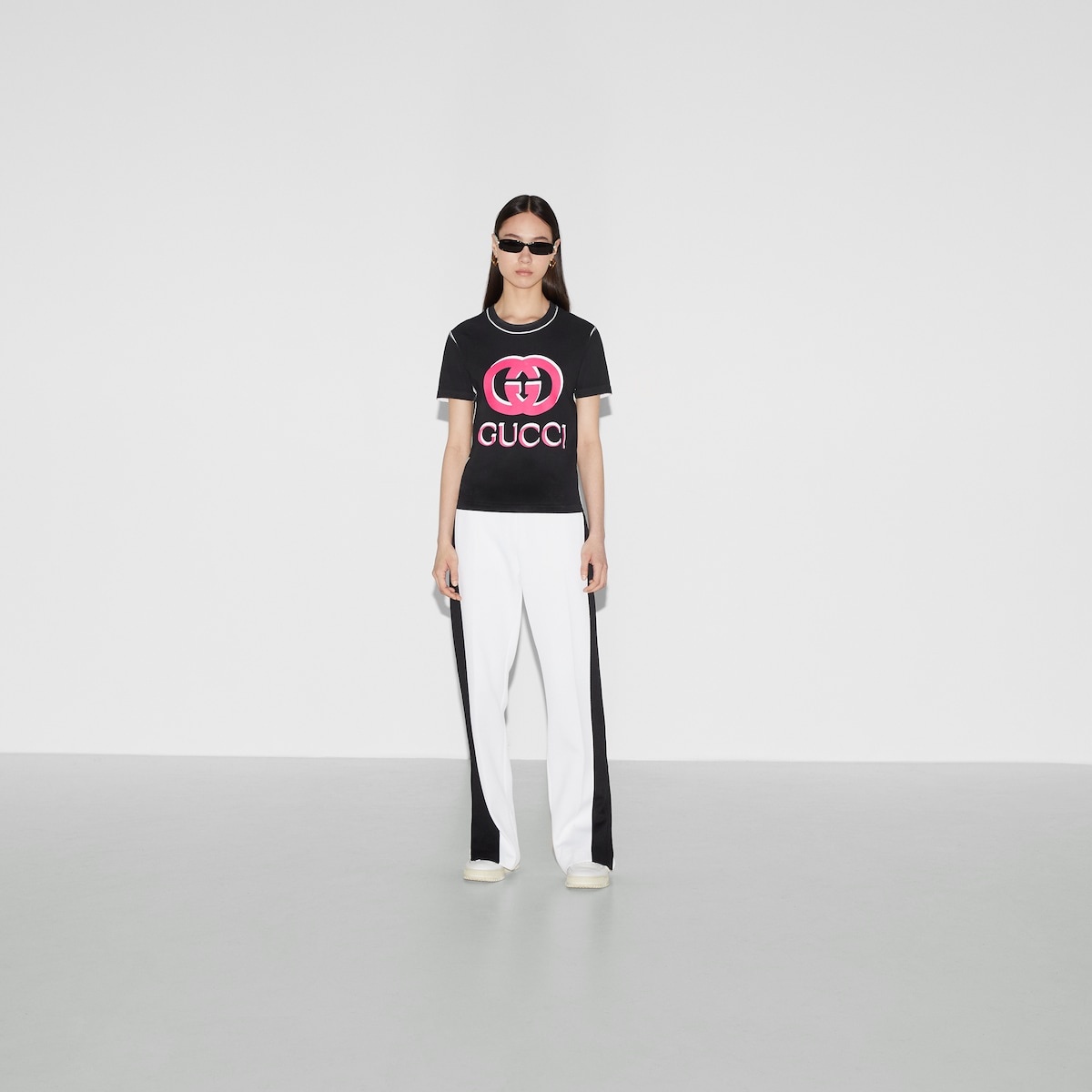 Gucci Interlocking G print cotton T-shirt - 2