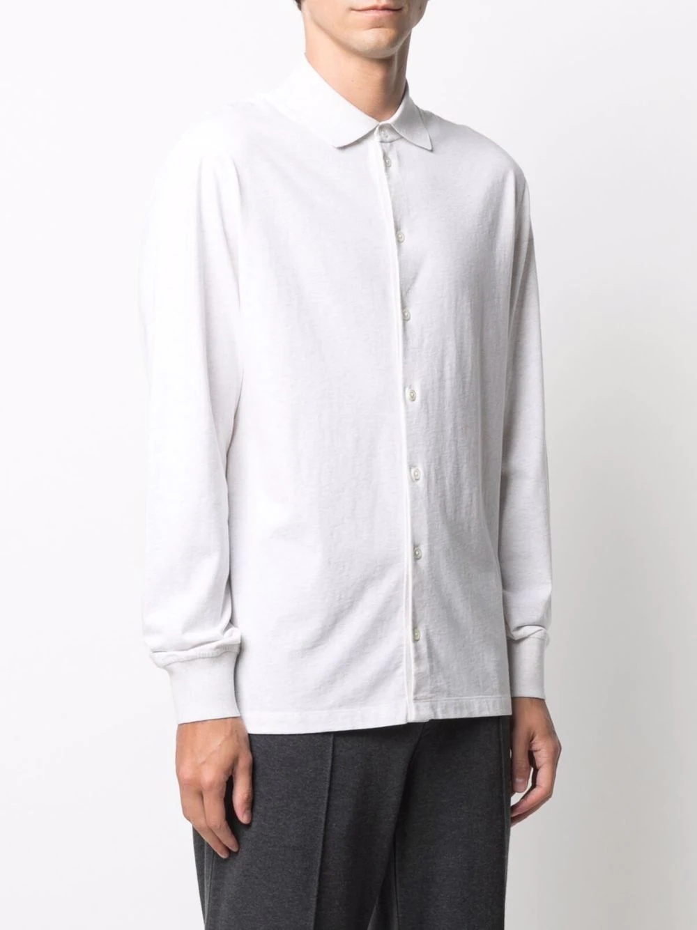 long-sleeved polo shirt - 3