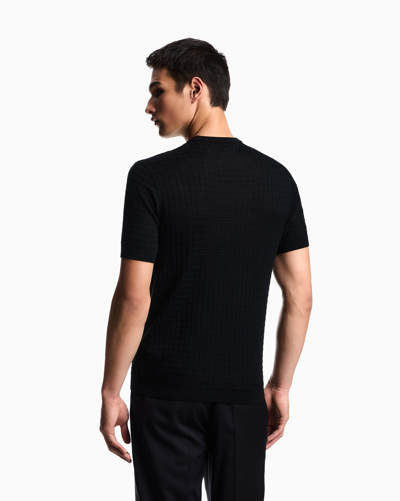 ASV LYOCELL-BLEND JUMPER IN A PLAIN AND PURL KNIT - 3