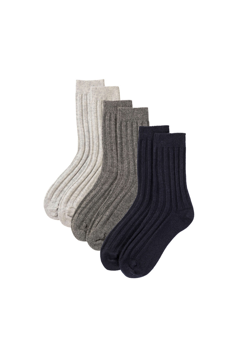 Men's Cashmere Lounge Socks Gift Set 1