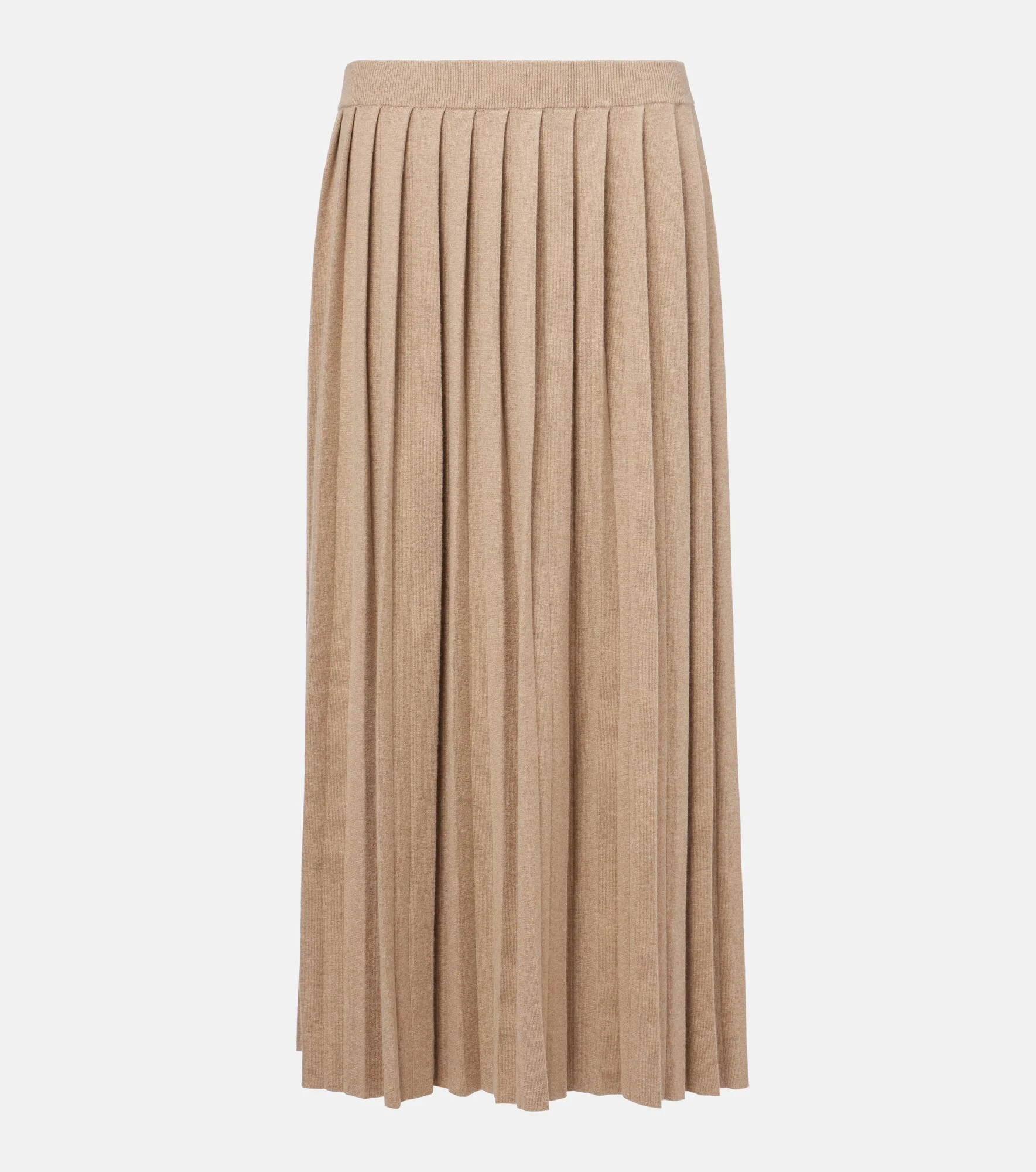 Minda cotton and cashmere midi skirt - 1