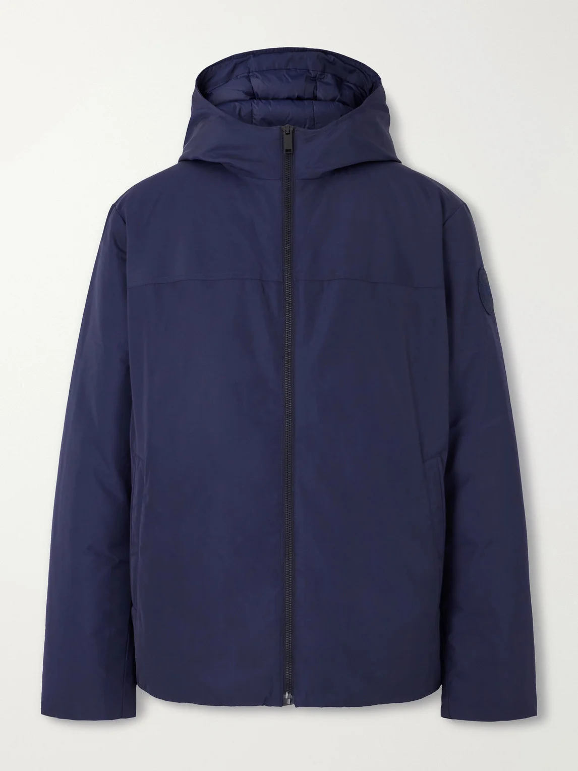 Riverside Hooded Padded Shell Down Jacket - 1