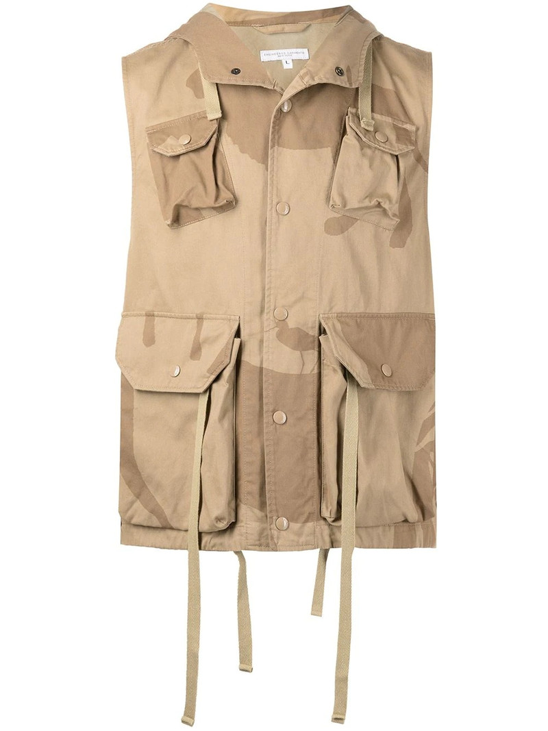 Field animal-print gilet 1