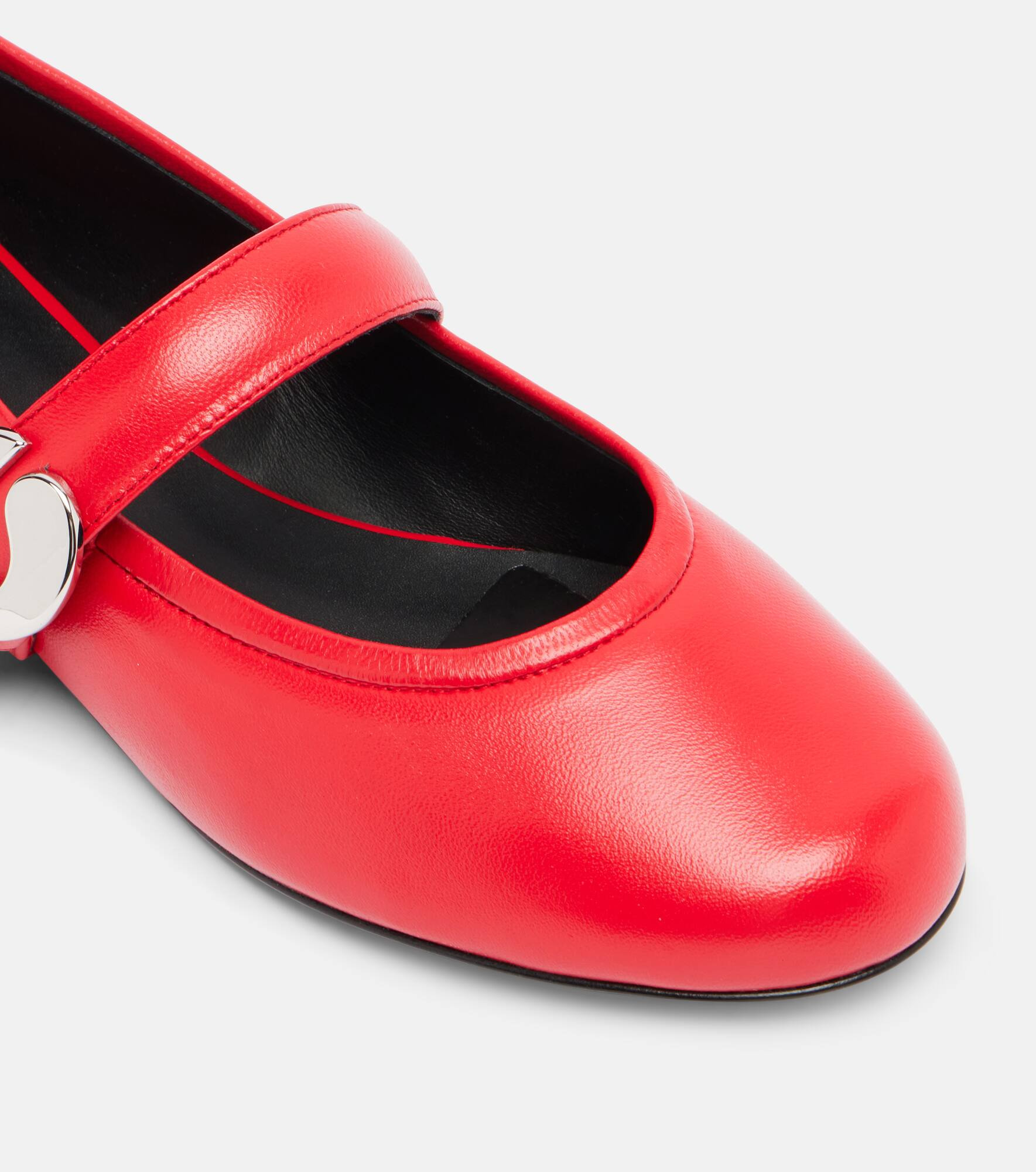 Belt leather Mary Jane flats - 5