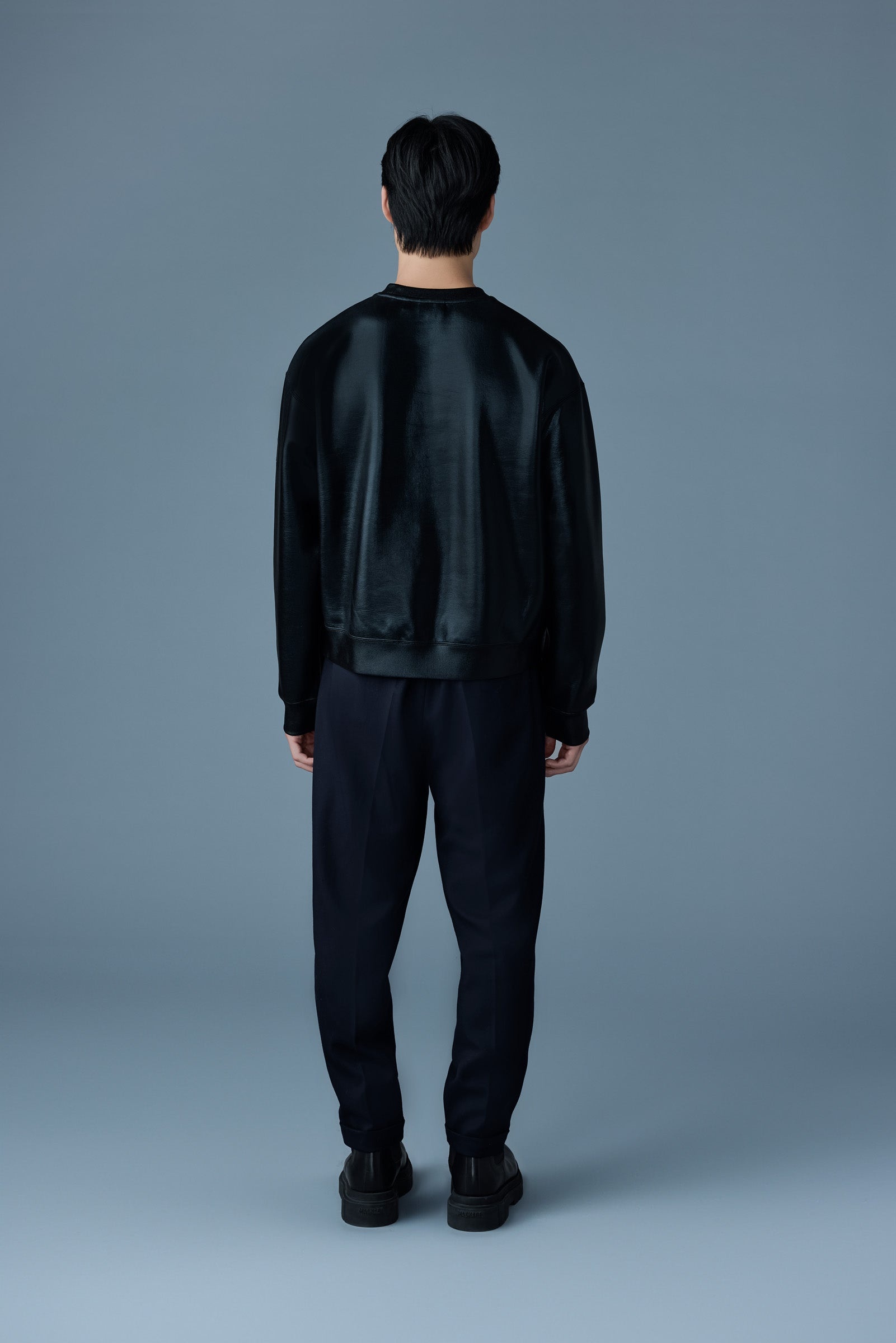JULIAN-M Metallic double-Face Jersey Sweatshirt - 4