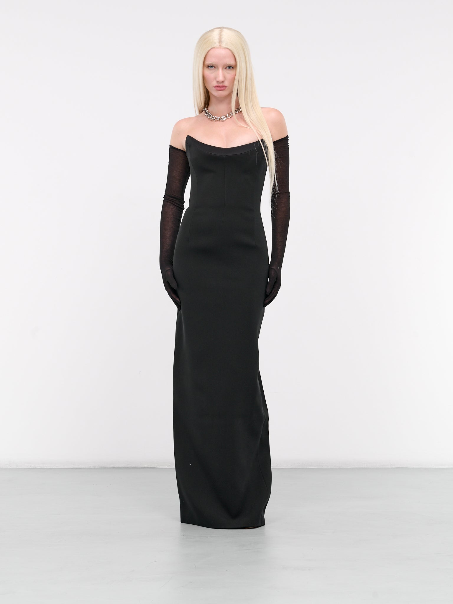 Sculptural Column Gown - 7