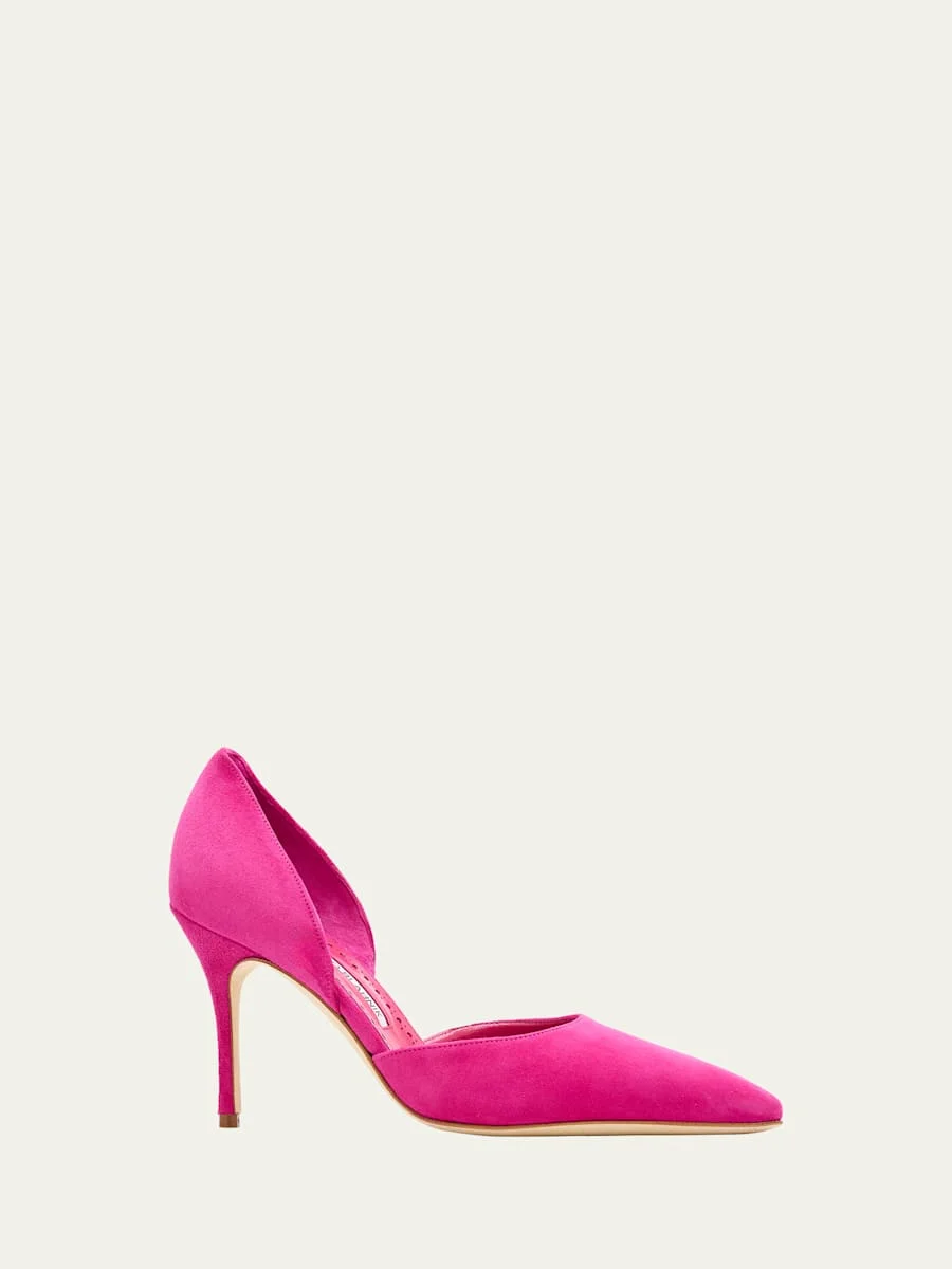 Taylerbinu Suede D'Orsay Pumps - 1