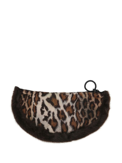 Innerraum faux-fur leopard shoulder bag outlook