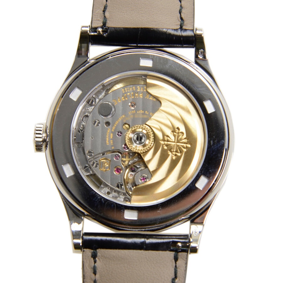Patek Philippe Calatrava Automatic Diamond Black Dial Men's Watch 5297G-001 - 4