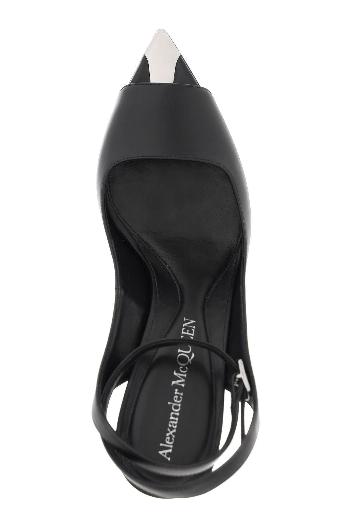 サンダル・ミュール Punk Sandals - Alexander Mcqueen - Leather - Black/Silver Punk Sandals - Alexander Mcqueen - Leather - Black/Silver