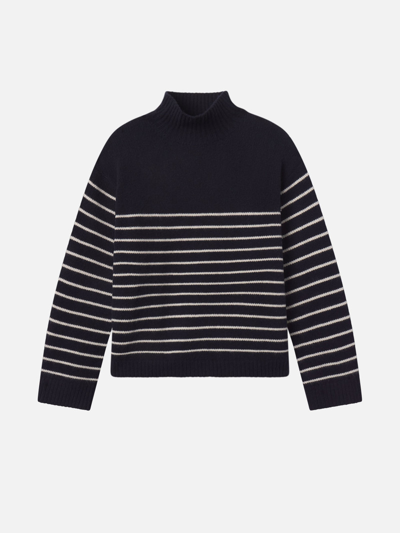 The Striped Cashmere Turtleneck 1