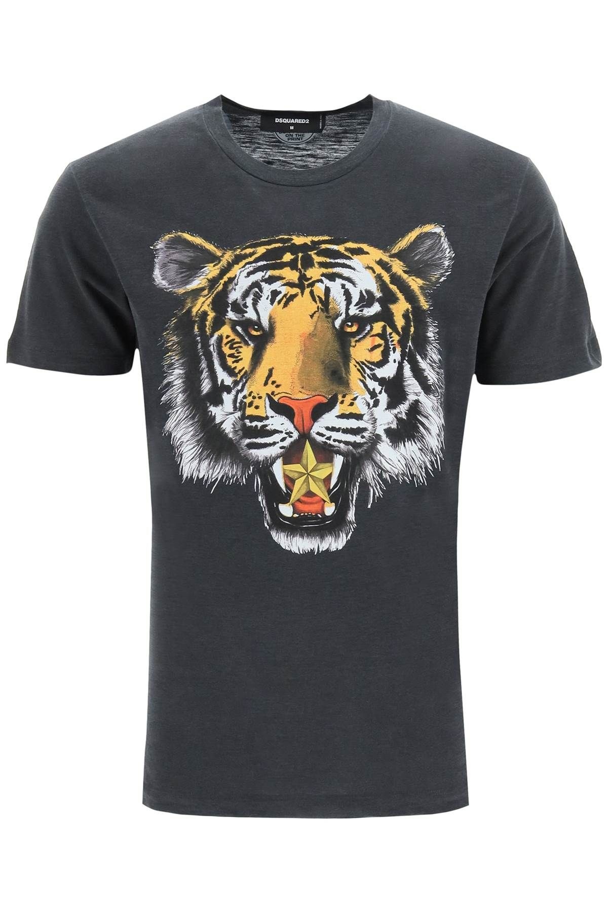 MAXI TIGER PRINT T-SHIRT - 1