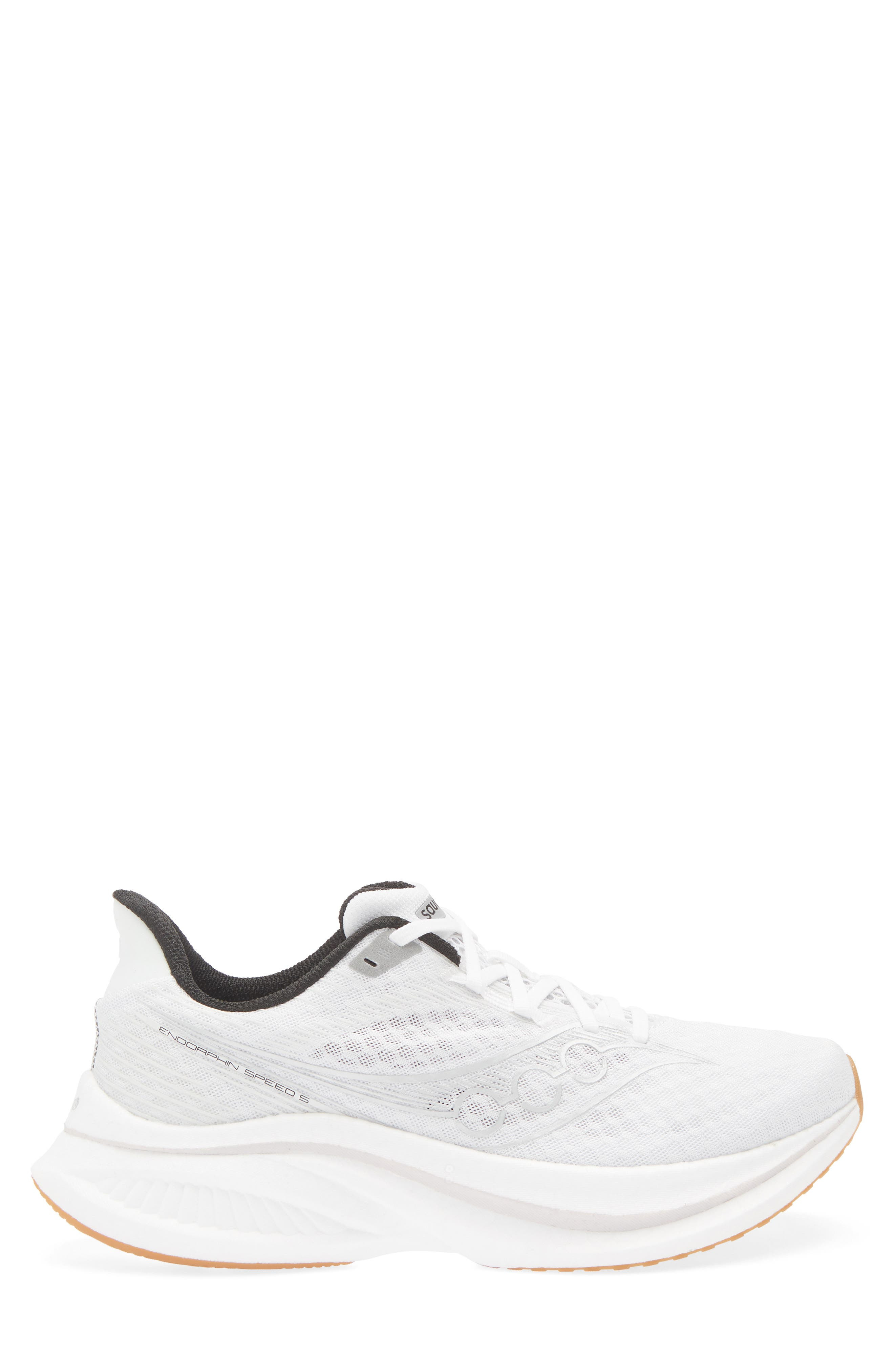 Saucony Endorphin Speed 5 Running Shoe in White/Gum at Nordstrom - 3