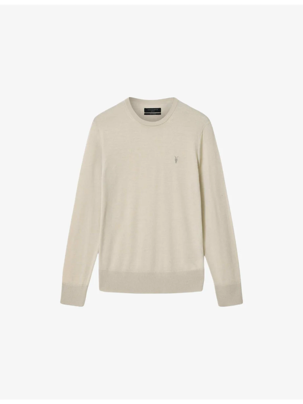 Mode Merino marl-pattern wool crew jumper - 1