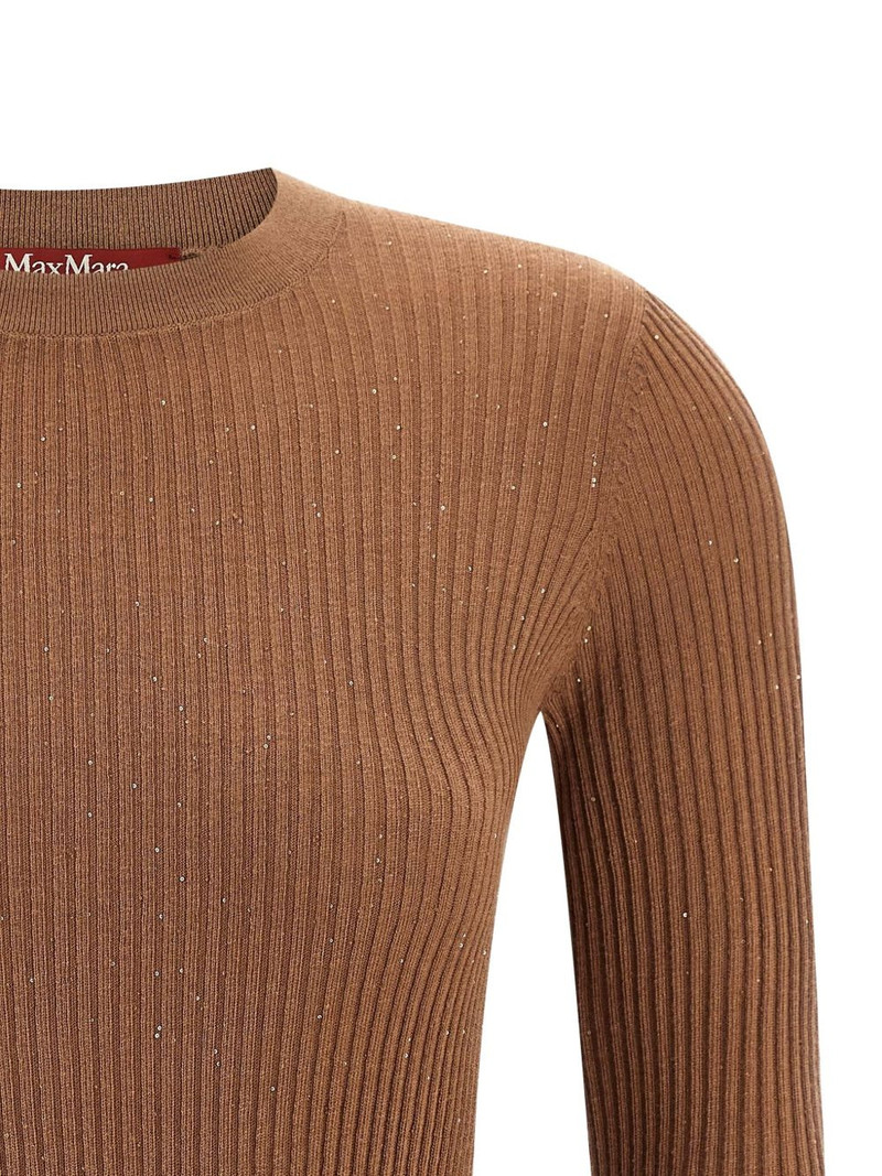 Marabu sequin-embellished ribbed sweater 3