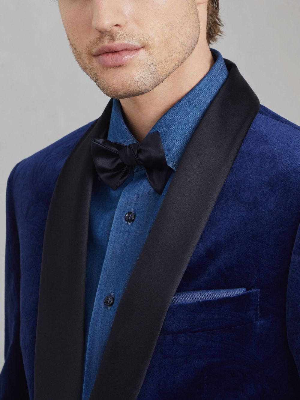 logo-patch bow tie - 4