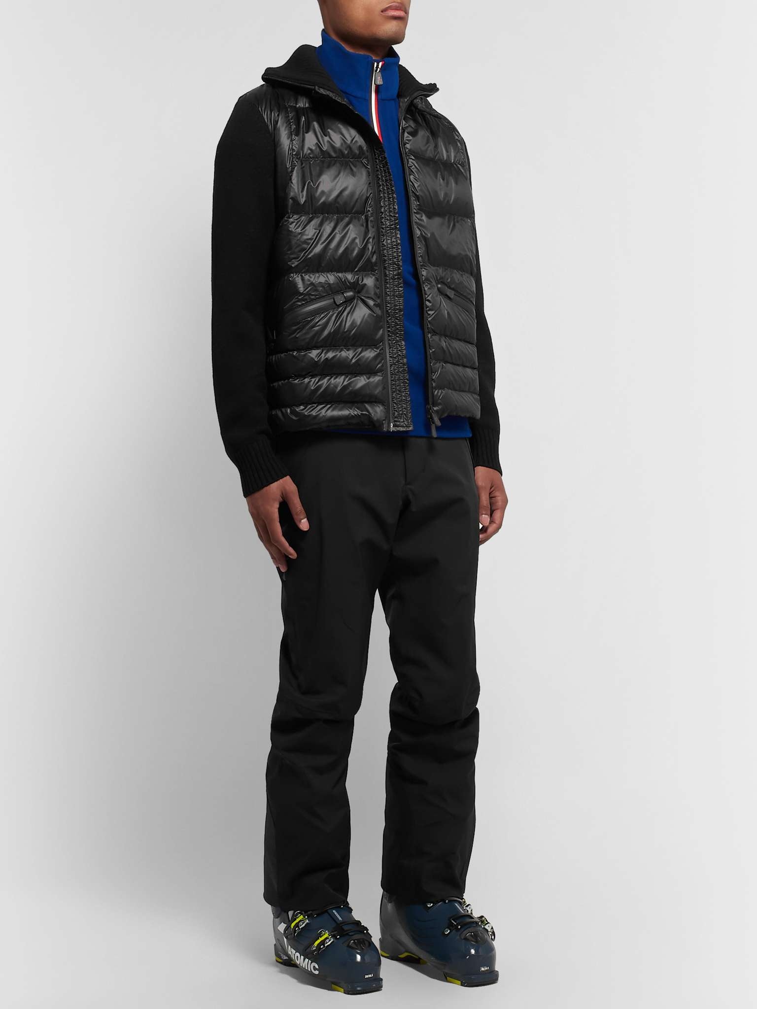 Wool-Blend and Quilted Shell Down Ski Jacket - 2