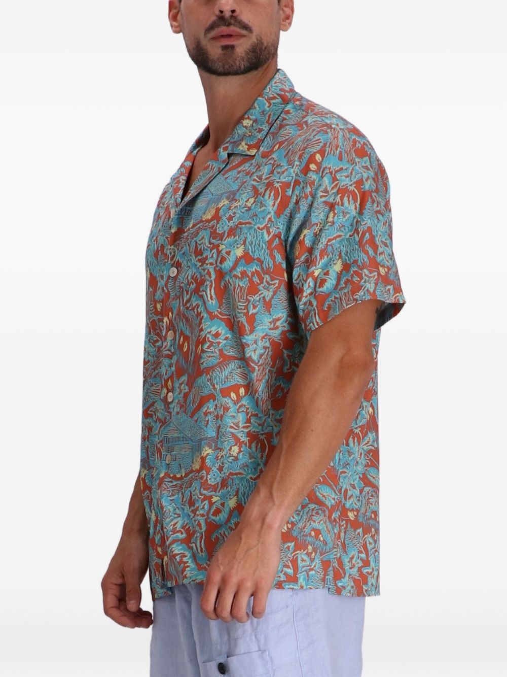 graphic-print shirt - 3
