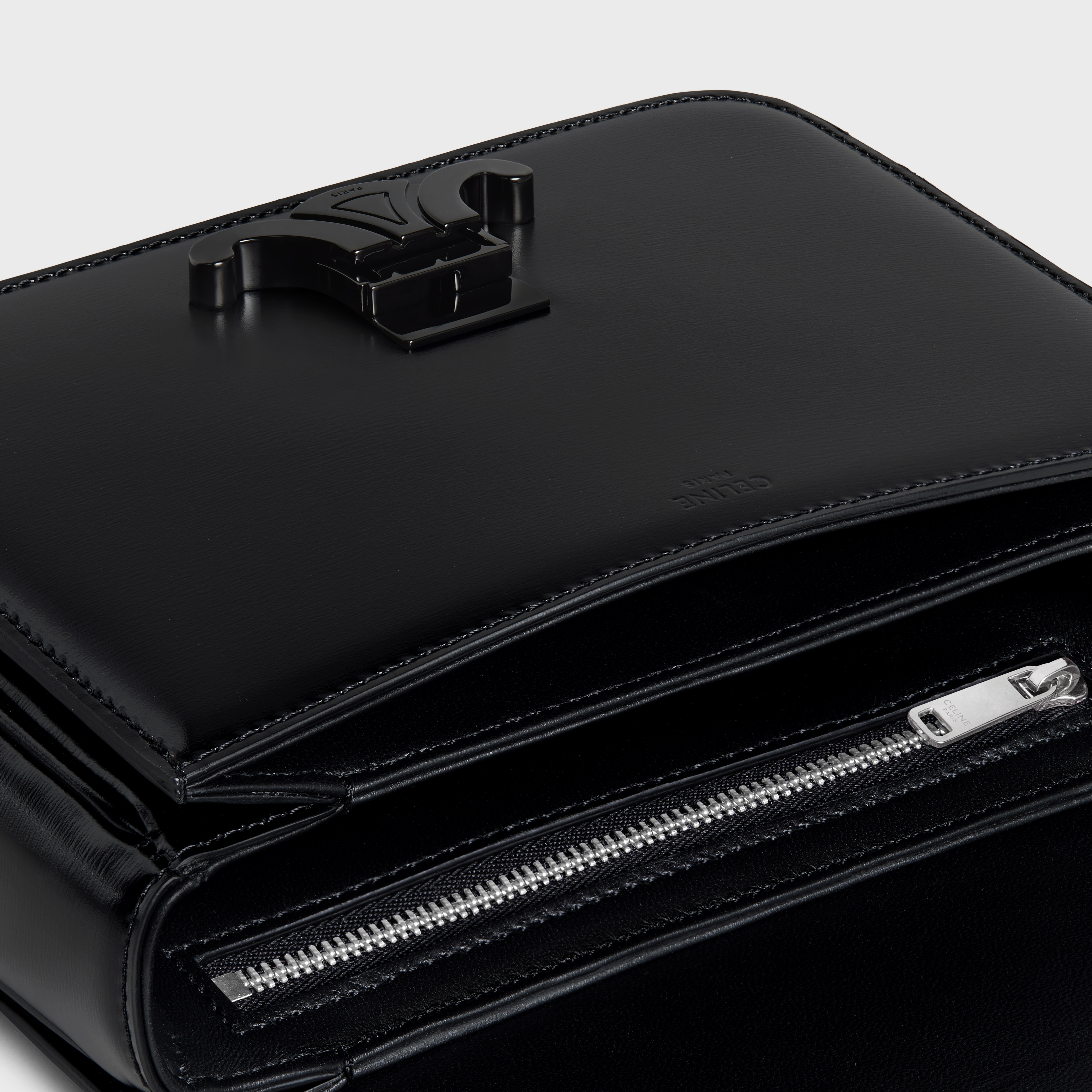 Teen Triomphe Bag in Shiny Calfskin - 4