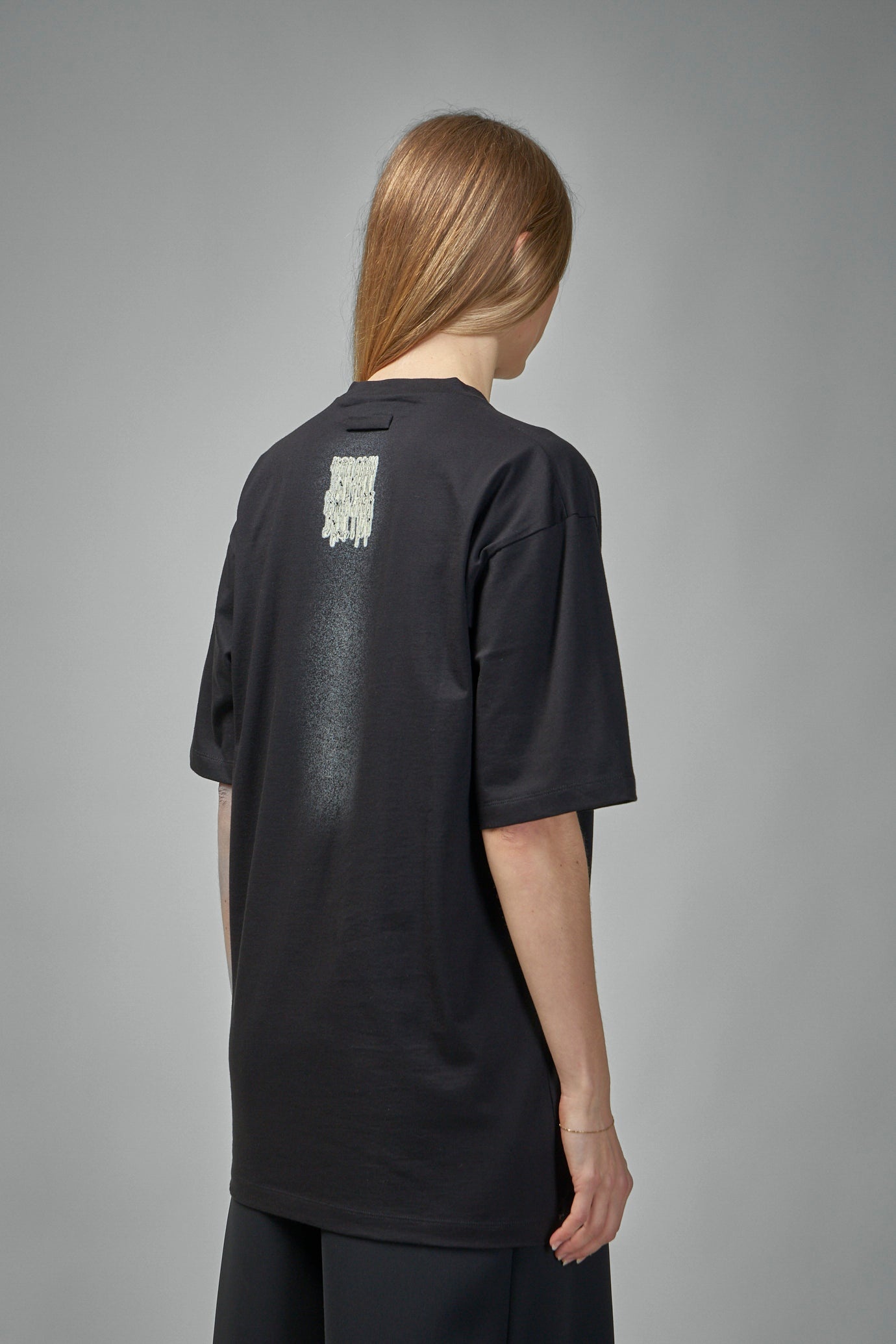 Cotton Oversized T-Shirt Printed ''Tattoo'' - 3