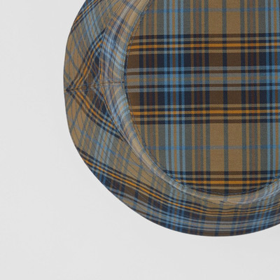 Burberry Tartan Technical Cotton Bucket Hat outlook