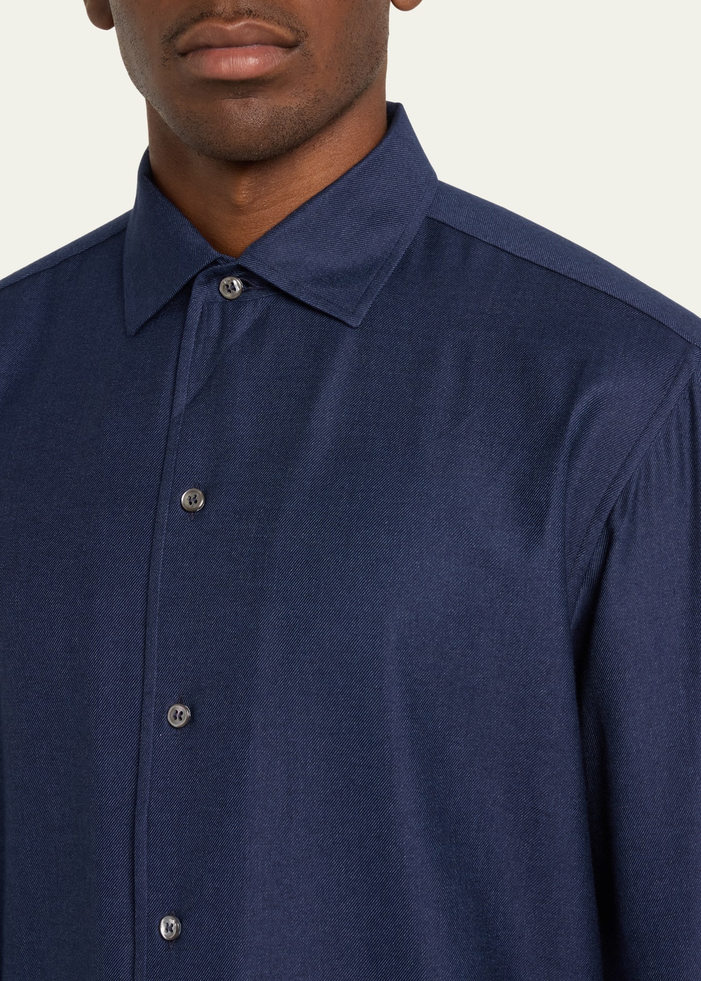 Men's Cotton Twill Sport Shirt - 3