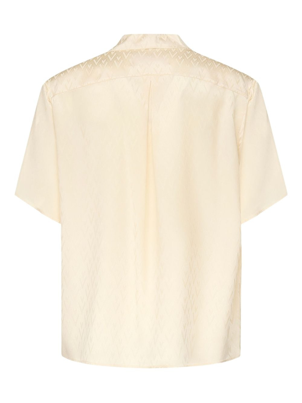 jacquard silk shirt - 2