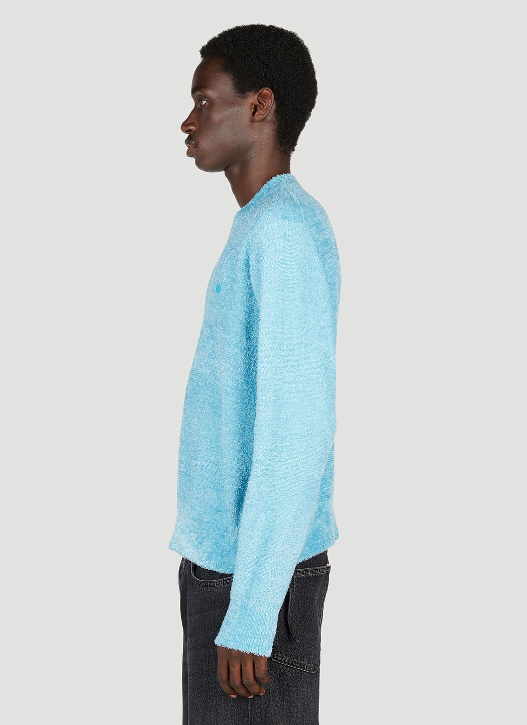 Face Patch Crewneck Sweater - 3
