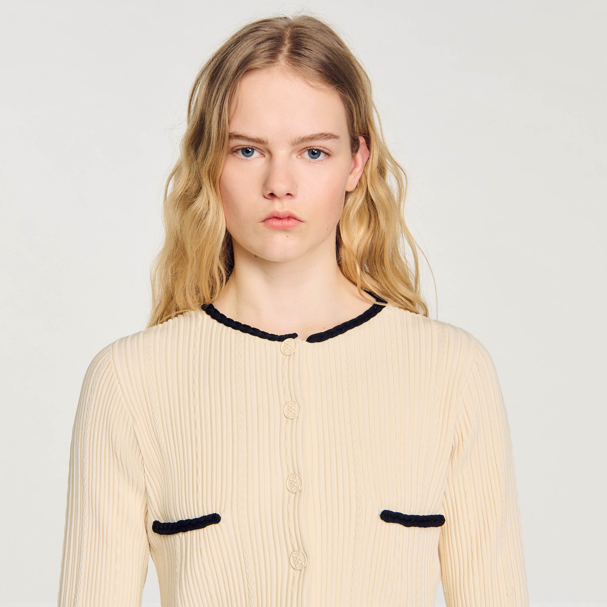 POINTELLE KNIT CARDIGAN - 4