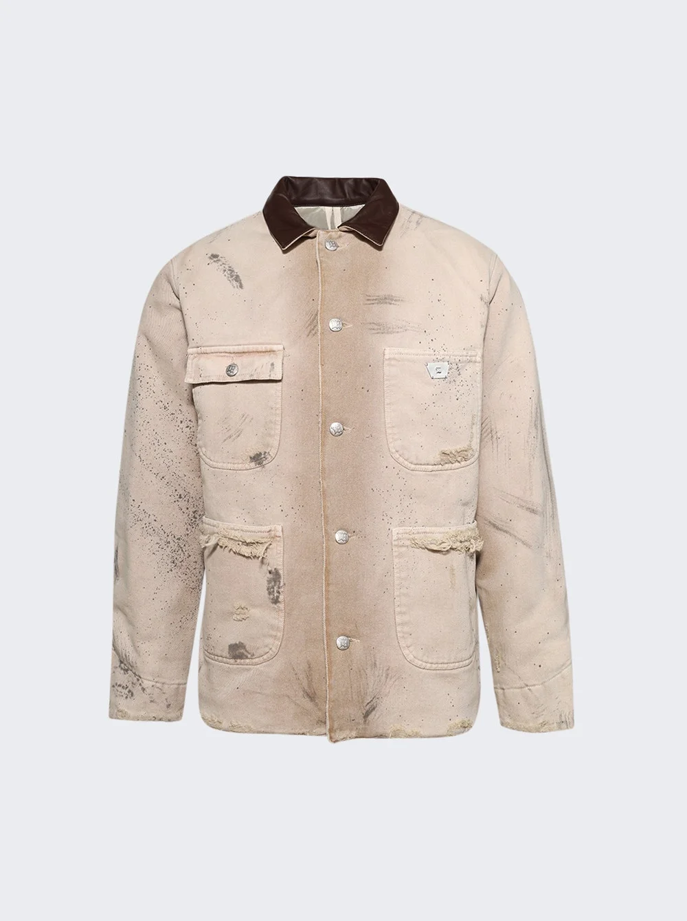 Marfa Twill Work Jacket Dusted White - 1