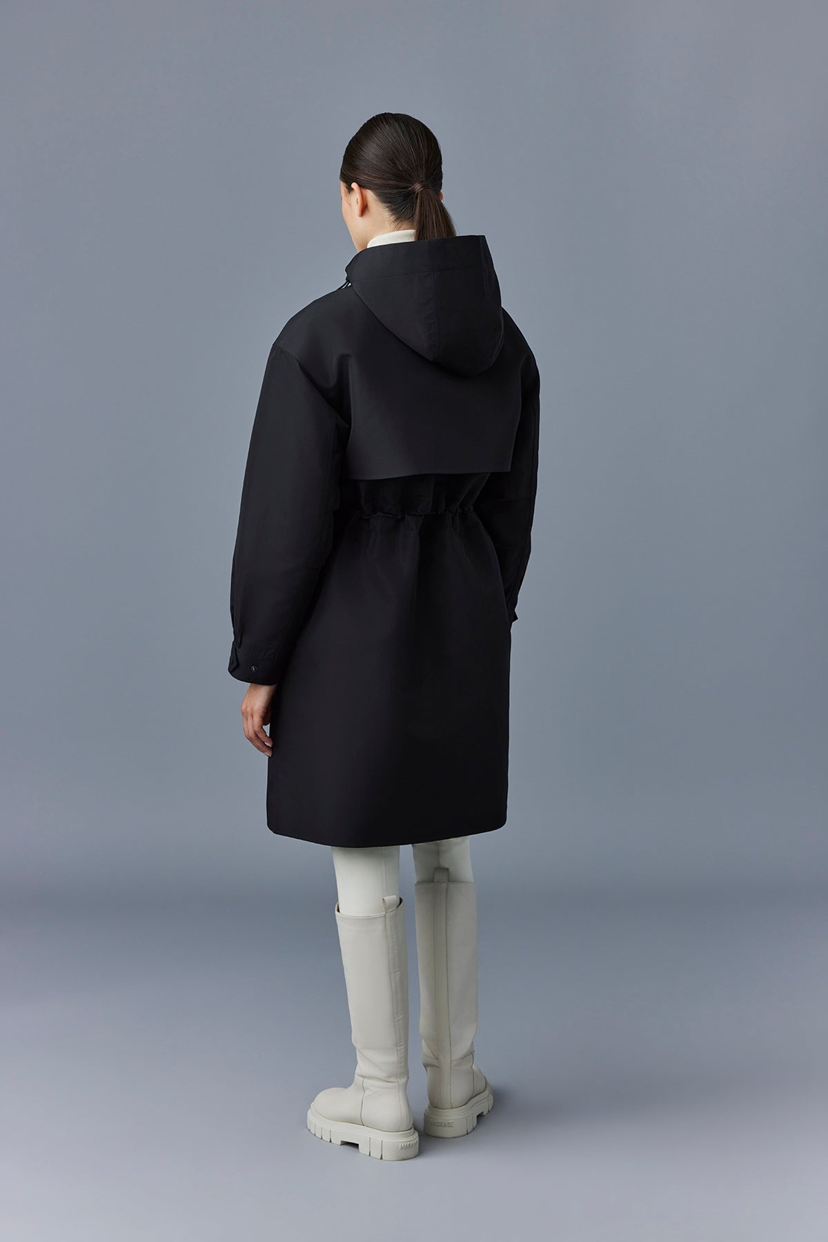 BREER-CITY Long 2-in-1 rain parka with removable liner - 4