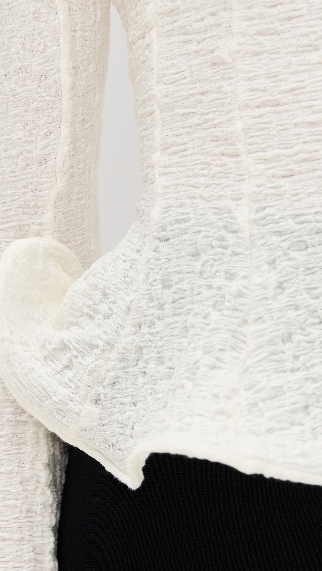 Cardigan with Flutter Detail - 5