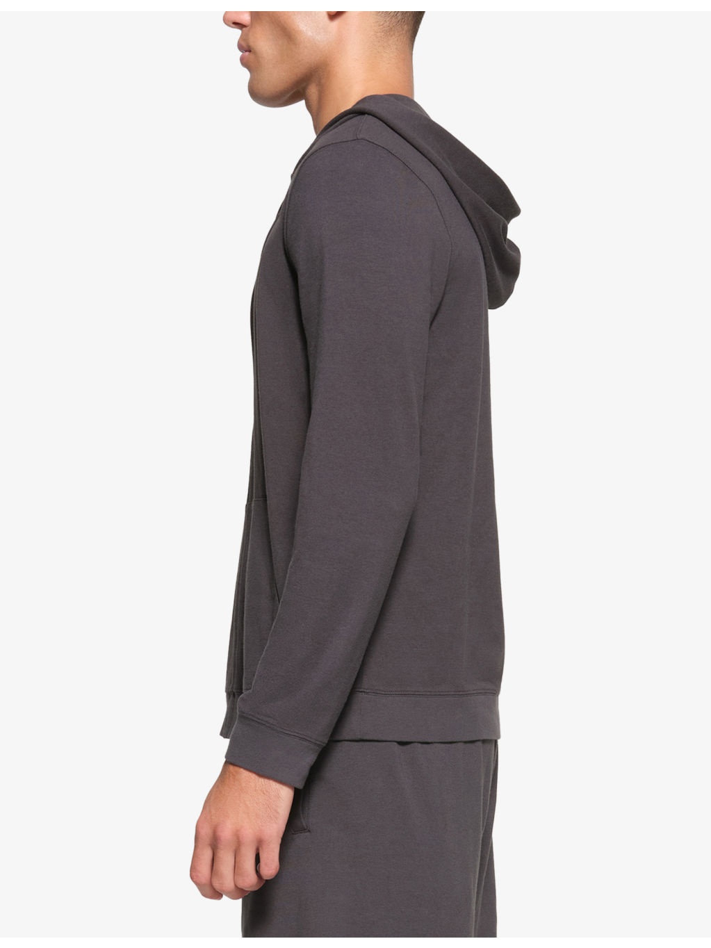 Lounge zip-up jersey hoody - 3