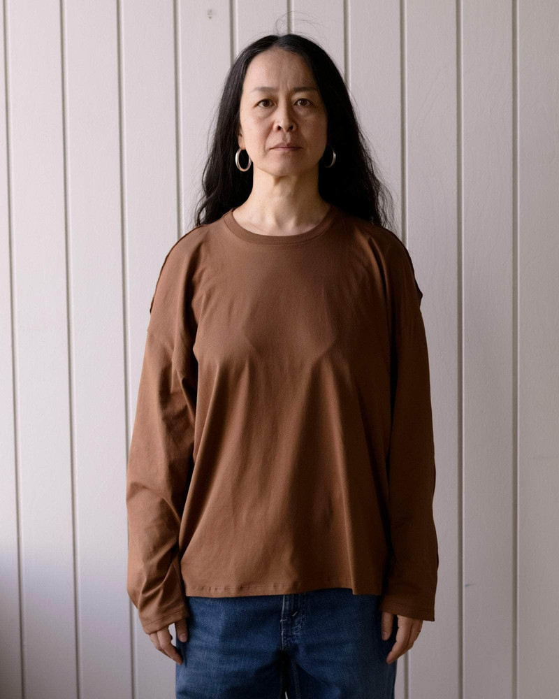 Pin Long Sleeve Tee - Regenerative Cotton Jersey 1