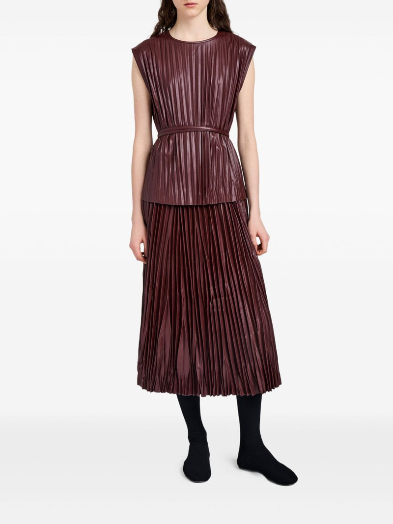 Proenza Schouler Lyra pleated belted top outlook