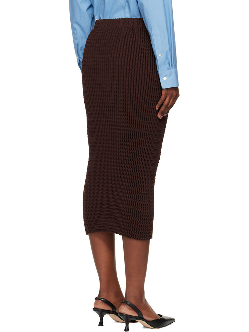 Brown October Spongy-58 Midi Skirt 3
