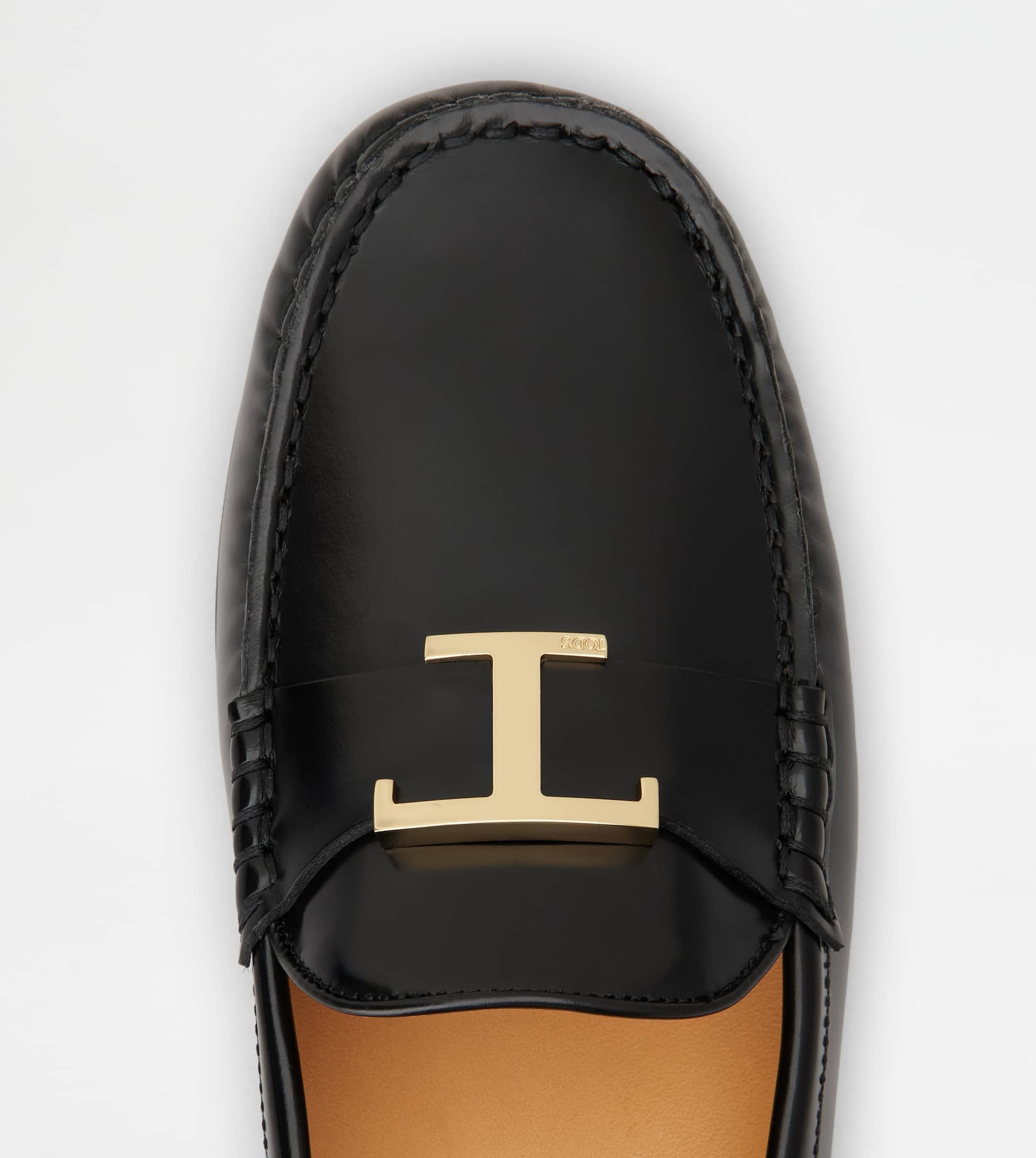 CITY GOMMINO DRIVING SHOES IN LEATHER - BLACK - 5