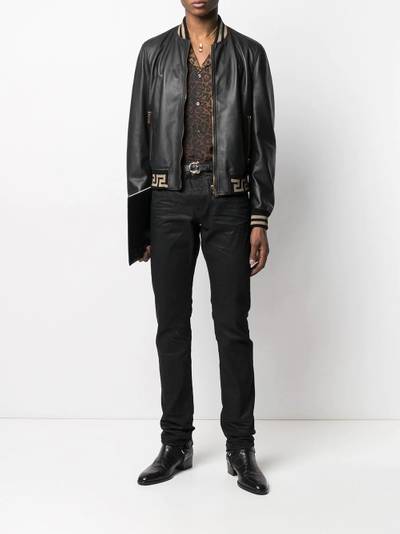 VERSACE Greca-pattern bomber jacket outlook