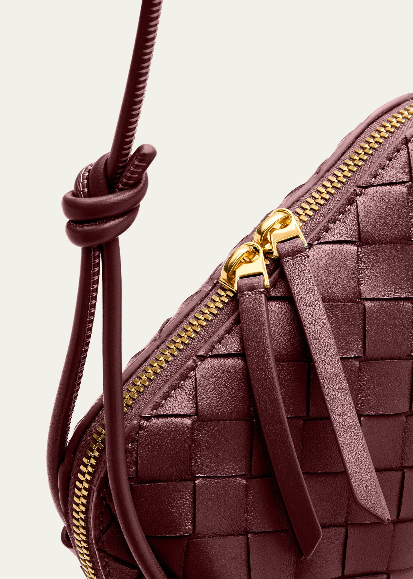 Zip Leather Pouch Shoulder Bag - 5